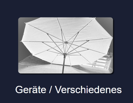 Geraete verschieden Handel Striegler