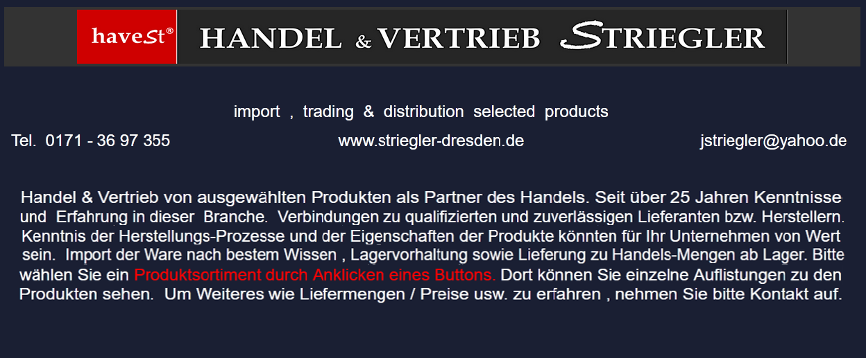 Striegler Handel Index  Header