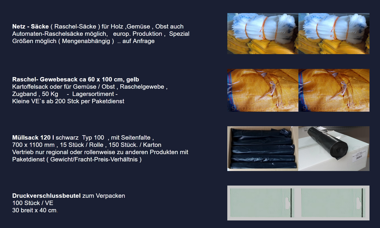 Raschelgewebe Saecke Striegler